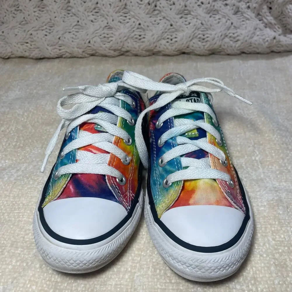Converse Chuck Taylor Sneakers All Star Tie Dye Multicolor KIDS SIZE 12